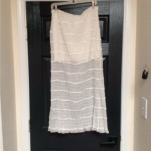 And Now This Winter  Glitz Skirt, Calla Lily. 451